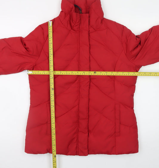 Tommy Hilfiger Men’s Red Puffer Jacket M Winter Nylon Down
