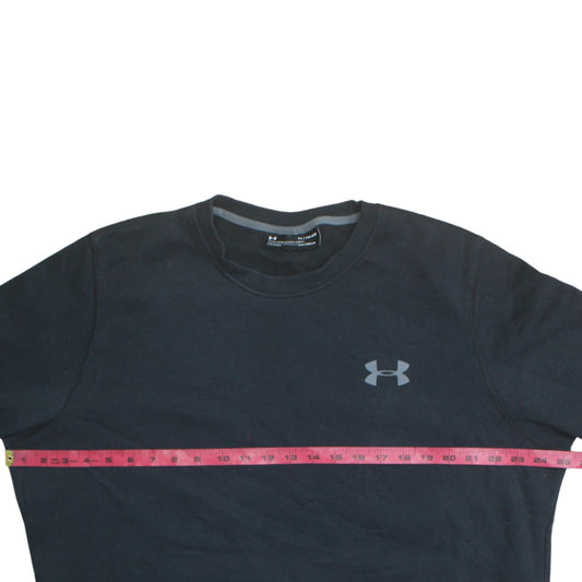 Under Armour Men's Black XL Pullover Crew Neck Fleece Sweatshirt