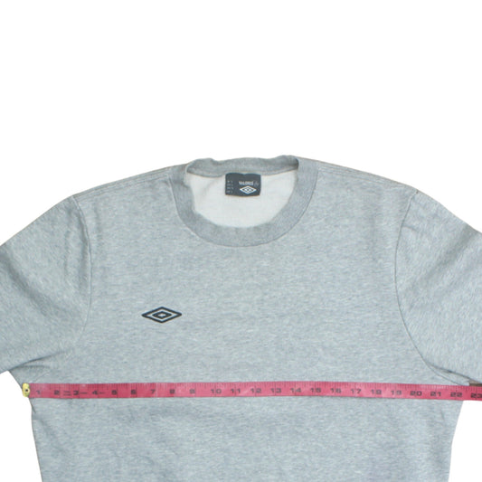 Umbro Men's Grey L Pullover Crew Neck Sweatshirt
