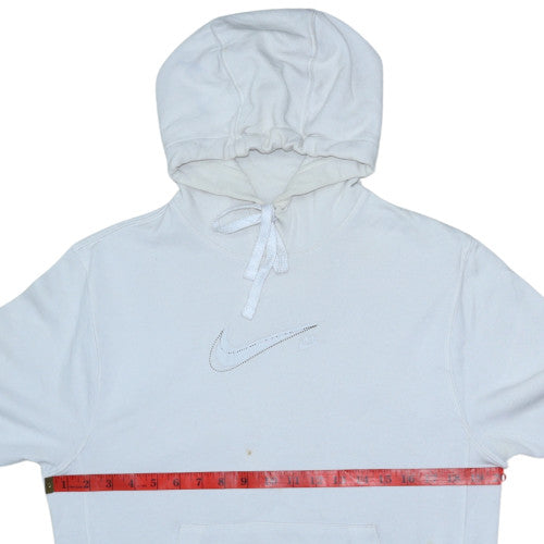 Nike Men's White XS Pullover Hoodie Fleece Sweatshirt