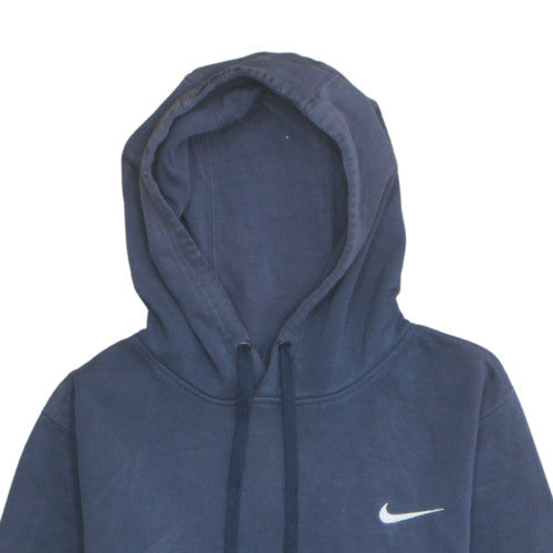 Nike Men's Blue Pullover Hoodie Small Fleece Cotton Blend
