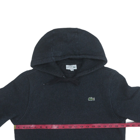 Lacoste Men's Black Classic Fit Pullover Hoodie Size M