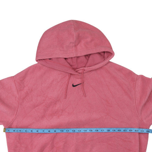 Nike Women’s Pink Pullover Hoodie Medium Hooded Sweatshirt