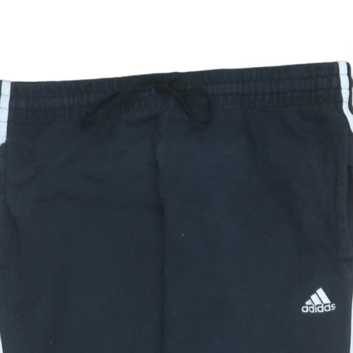 Additional view of Adidas women’s black jogger trousers l fleece elastic waist
