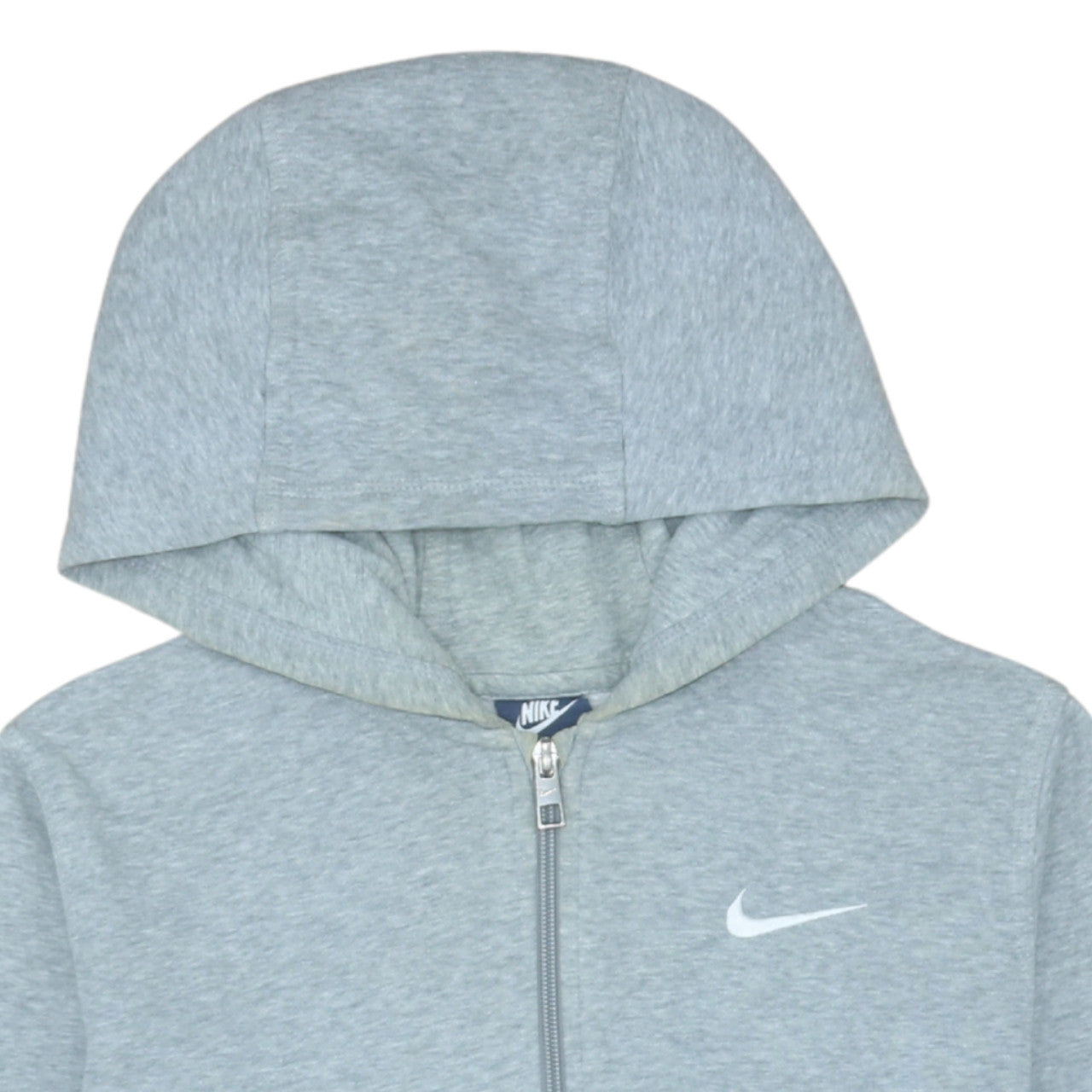 Nike Boys Grey Full Zip Hoodie XL 13-15 Years Classic Sportswear
