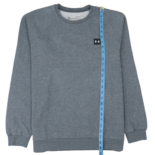 Under Armour Men’s Grey Pullover Sweatshirt Size M ColdGear Fleece