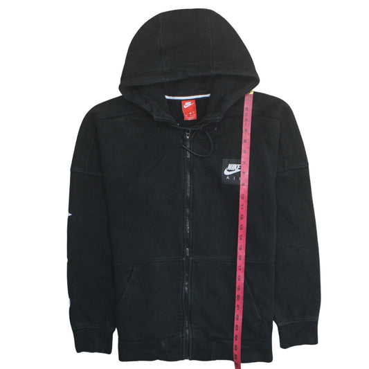 Nike Men's Black XL Full Zip Air Hoodie Fleece Sweatshirt