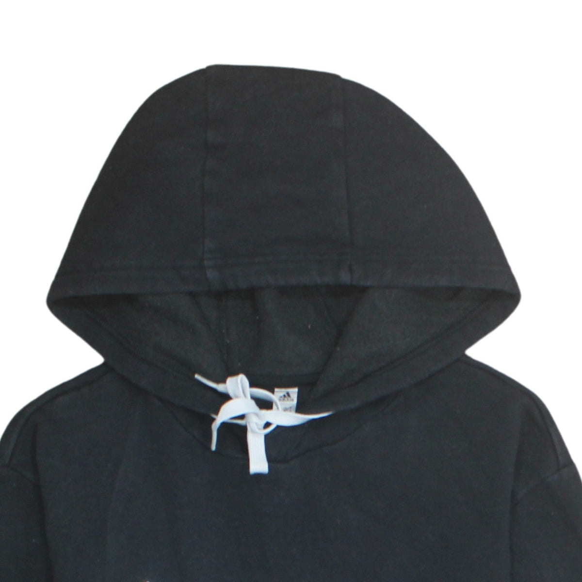 Additional view of Adidas Men Black Pullover Hoodie Medium Fleece Logo Sportswear