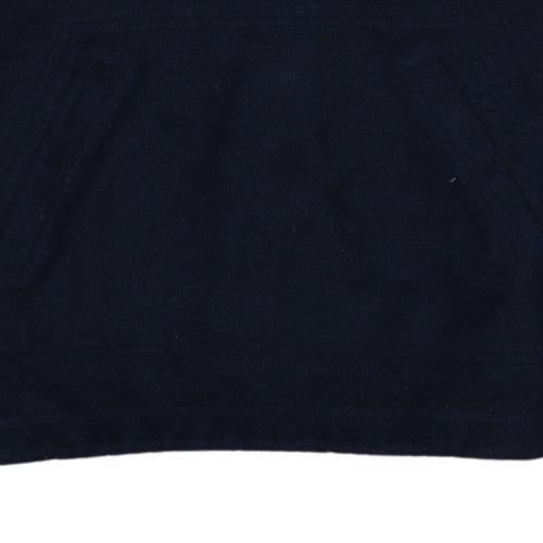 Additional view of Ellesse girls’ black fleece pullover hoodie, size 14, years hooded sweatshirt
