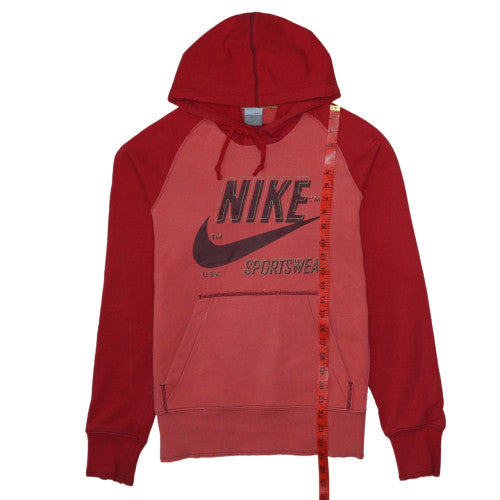 Nike Men's Red Pullover Hoodie S Sportswear Fleece