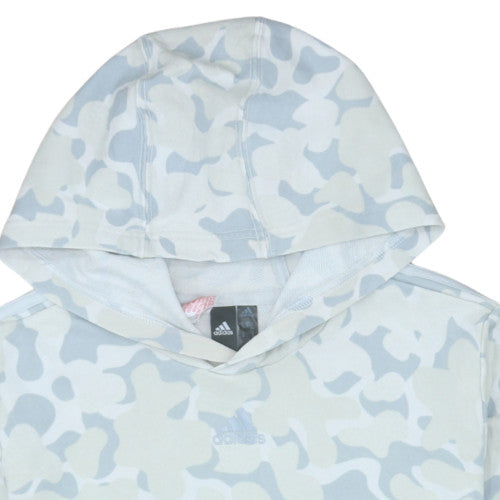 Additional view of Adidas boys’ grey camouflage pullover hoodie -, size 16, years