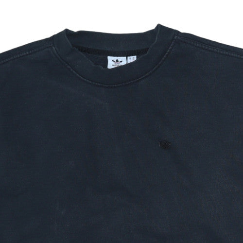 Additional view of Adidas Women Black XS Crew Neck Pullover Sweatshirt Cotton Blend