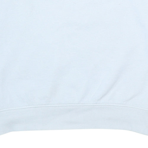 Peanuts Women's White Pullover Sweatshirt L Graphic Crew Neck