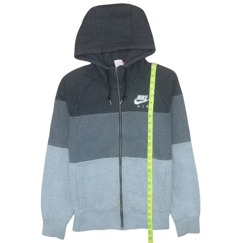 Nike Air Men's Grey Full Zip Hoodie Fleece Small