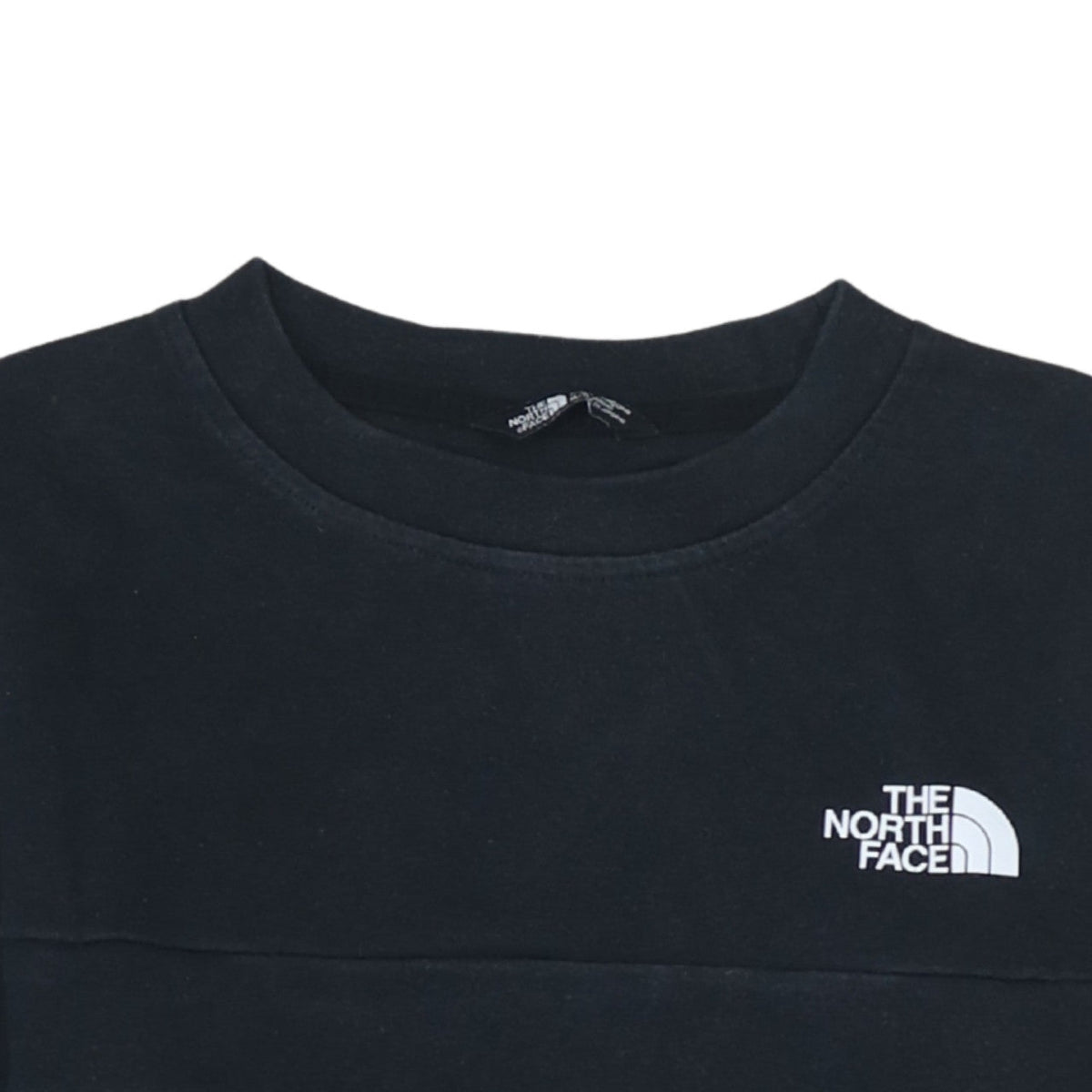 Additional view of The North Face boys’ black xl pullover fleece sweatshirt crew neck