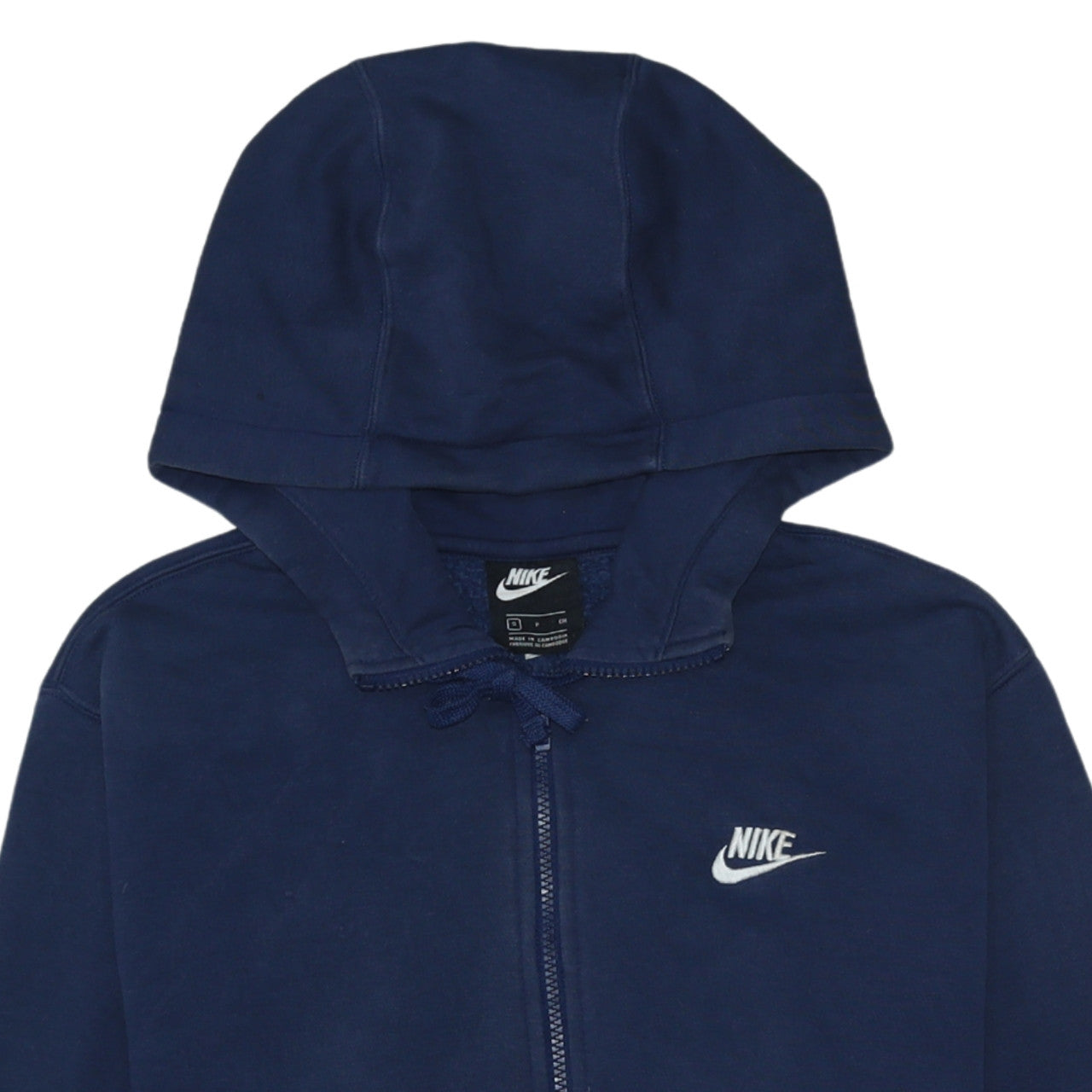 Nike Men's Blue Full Zip Hoodie Small Fleece Sportswear