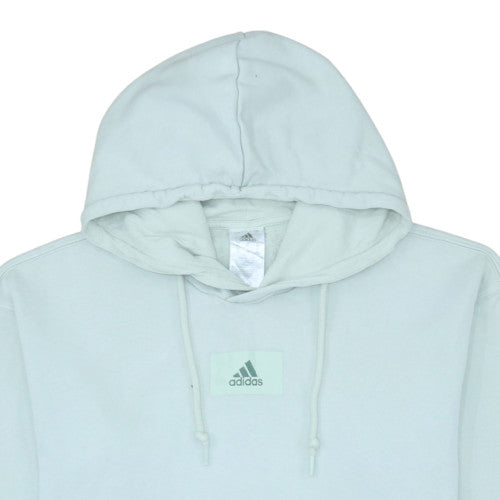 Additional view of Adidas women’s light blue pullover hoodie xs cotton blend