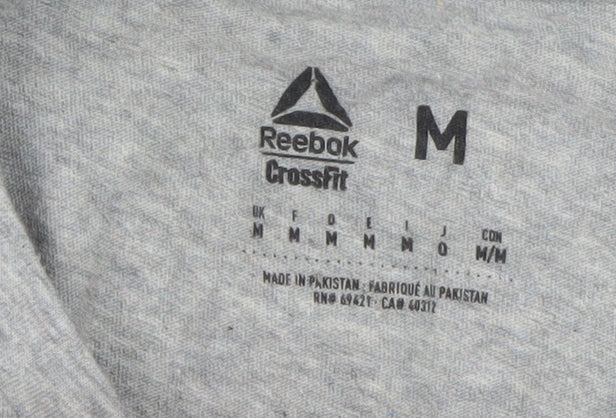 Reebok Men's Grey CrossFit Open 2020 Graphic Crew Neck T-Shirt Size M
