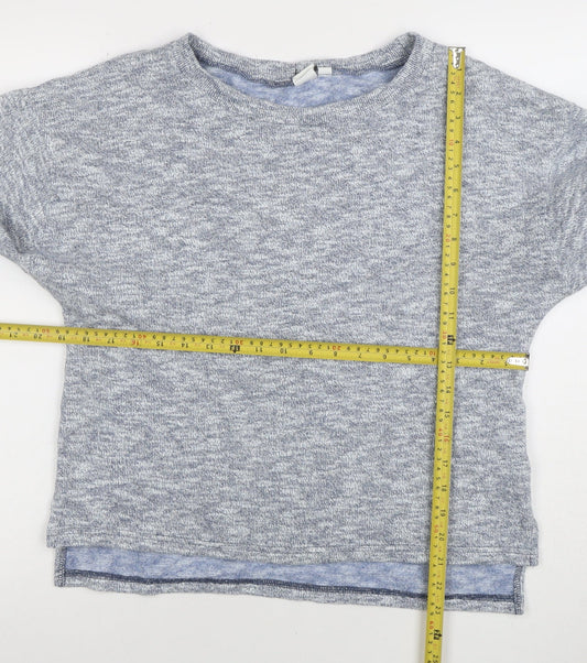 GAP Women’s Blue Knit Crew Neck Long Sleeve Pullover Jumper Size S