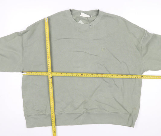 Carhartt WIP Women's Green Chester Sweatshirt M Crew Neck Pullover