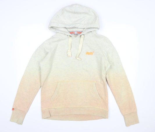Superdry Orange Label Women's Beige Pullover Hoodie L