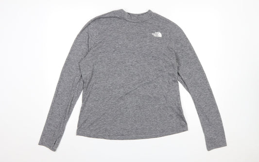 The North Face Womens Grey XL Long Sleeve Active T-Shirt