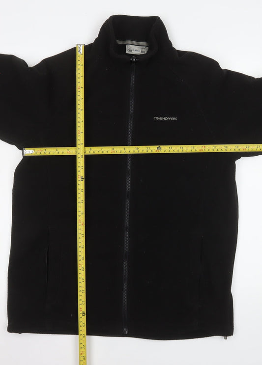 Craghoppers Men's Black Fleece Full Zip Jacket Size S