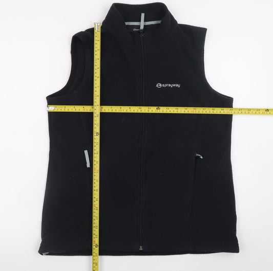 Sprayway Men's Black Fleece Waistcoat Bodywarmer L