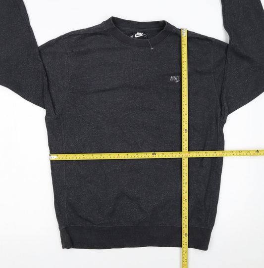Nike Women’s Black Small Pullover Sweatshirt Crew Neck Casual