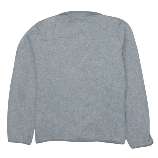 The North Face Womens Grey Fleece Full Zip Jacket XL