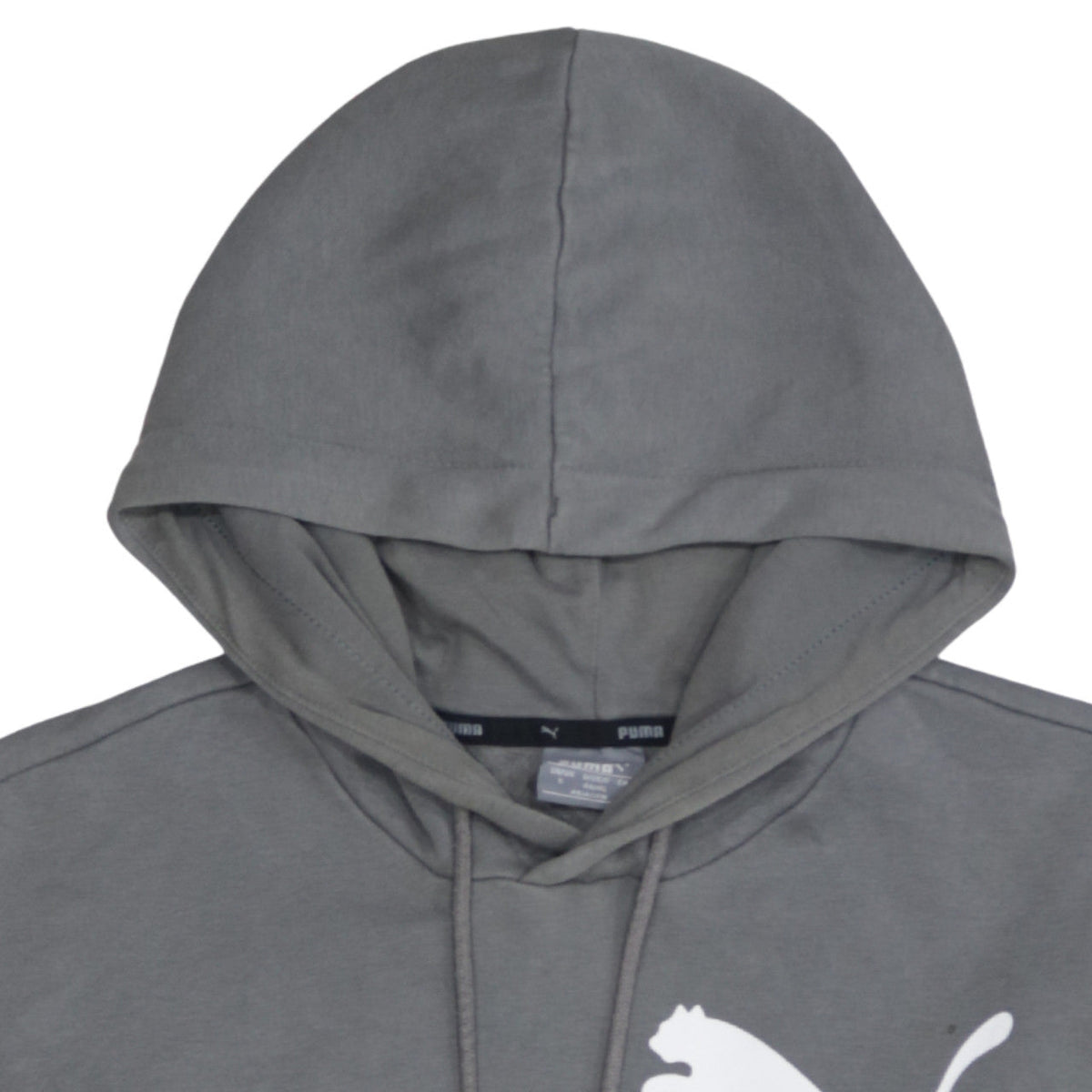 Additional view of Puma Men's Grey Pullover Hoodie Small Graphic Print Sportswear
