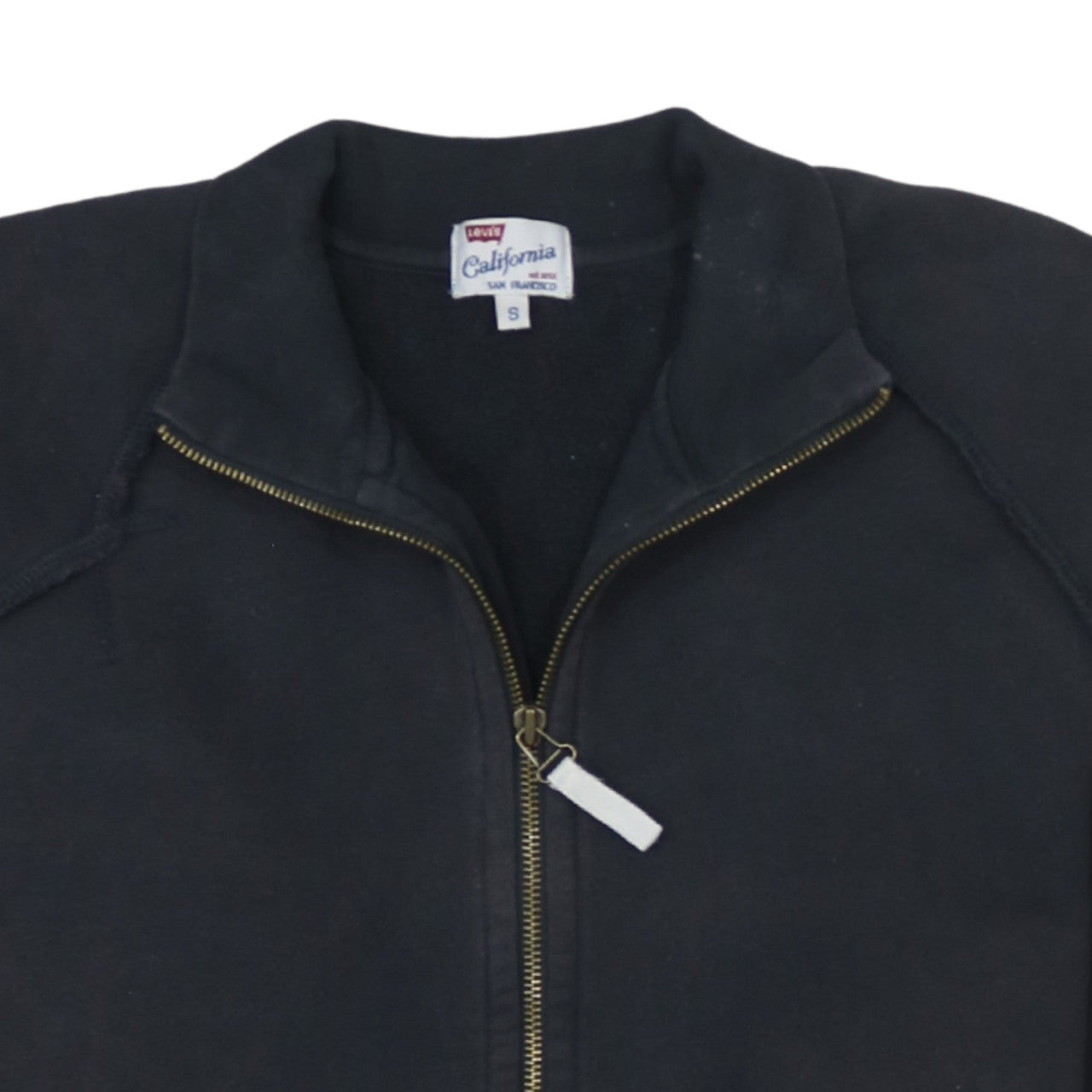 Levi's California Men's Black Size S Cotton Full Zip Track Jacket