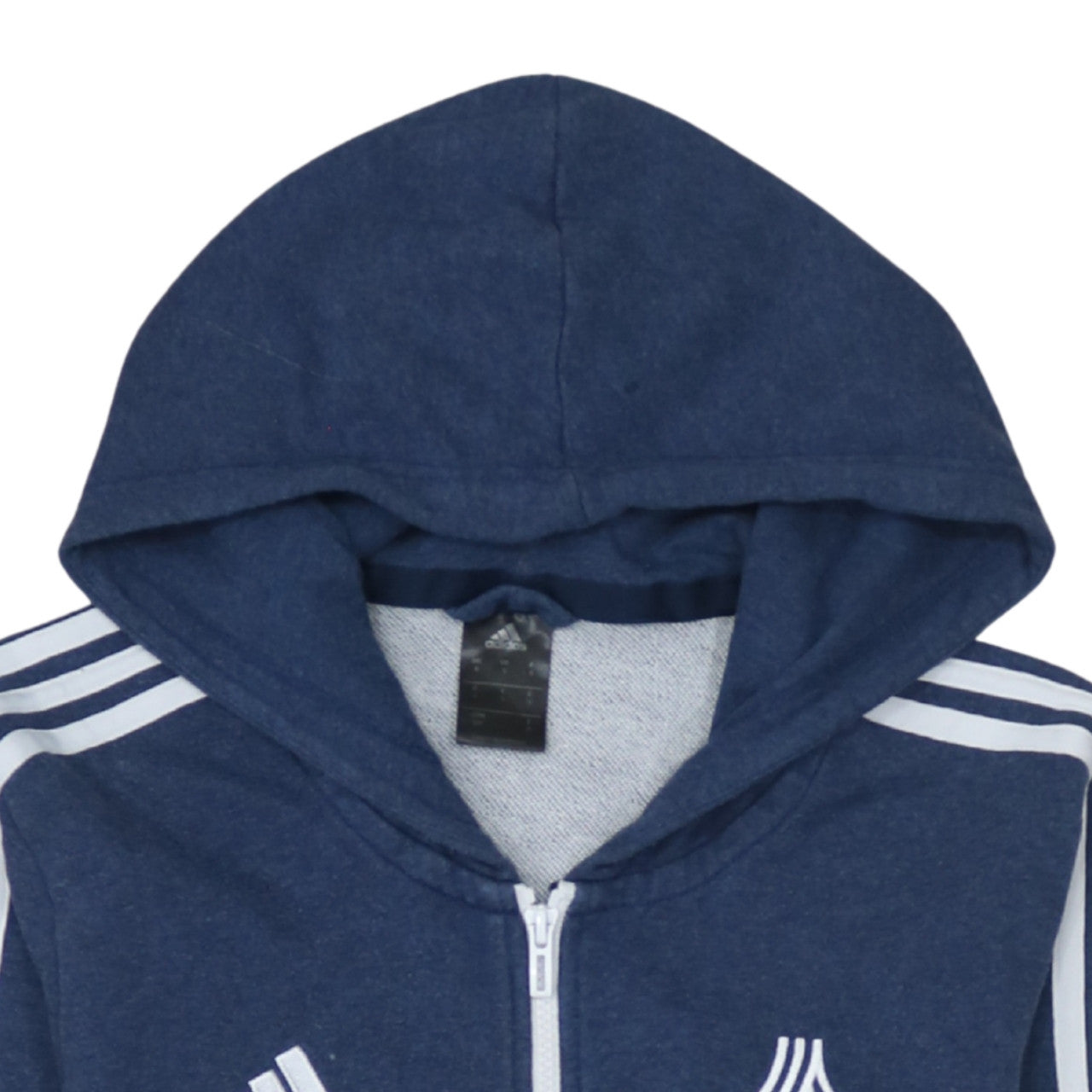 Additional view of Adidas Men's Blue Full Zip Hoodie Small Sportswear Jacket