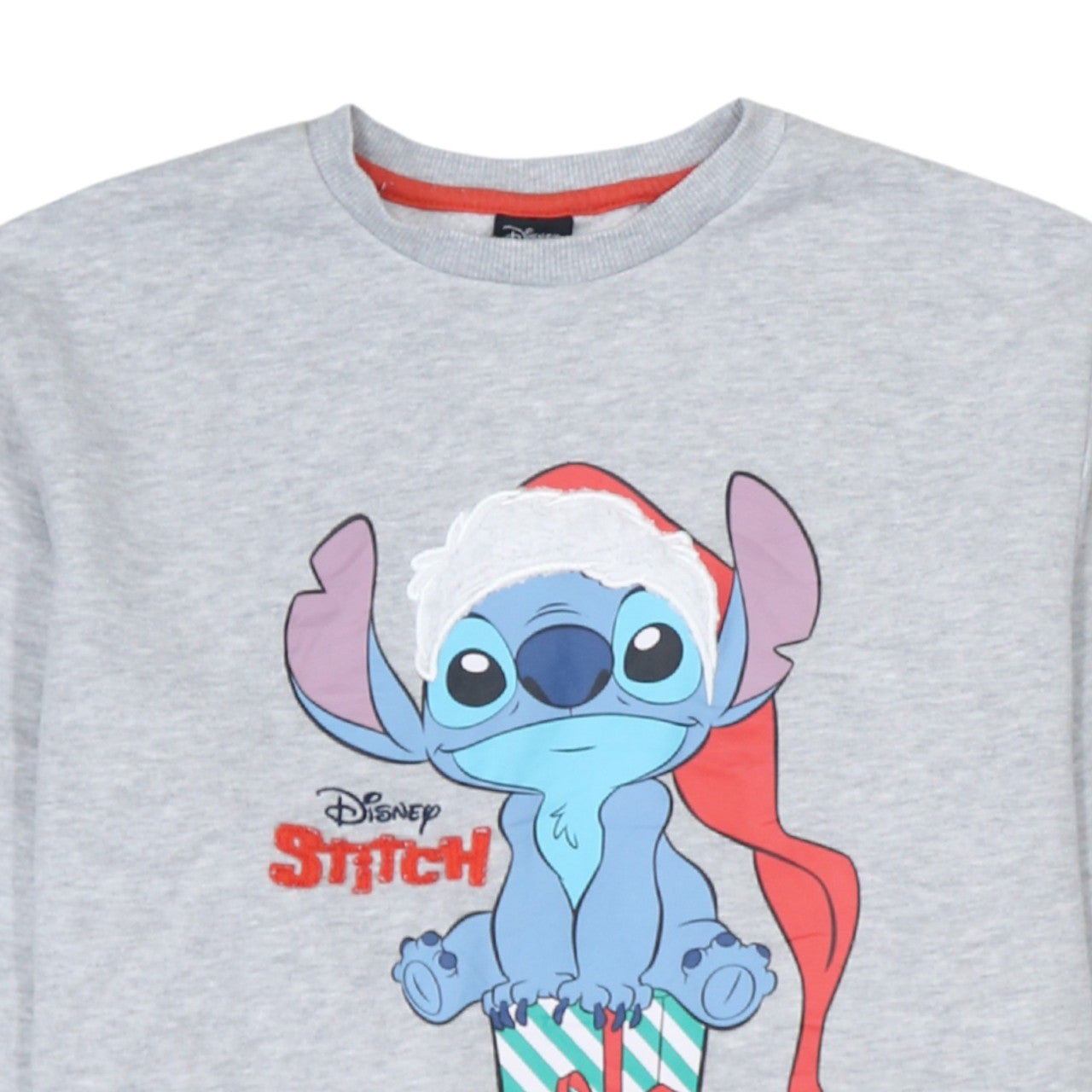Additional view of Disney girls’ grey stitch christmas pullover sweatshirt 11-12 years
