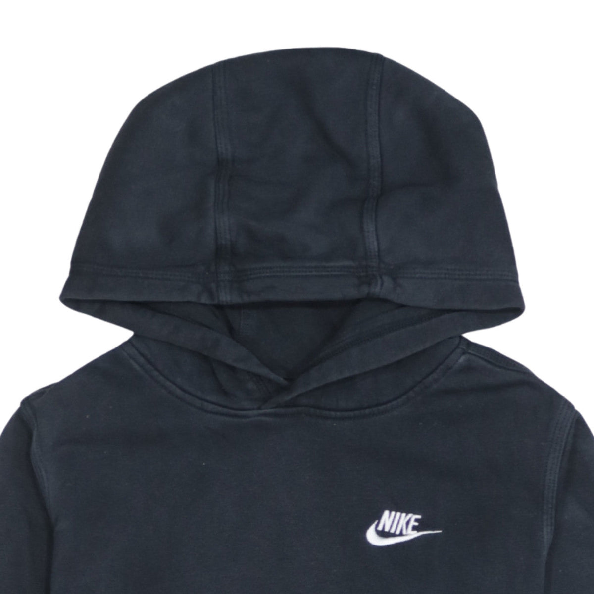 Additional view of Nike boys’ black xl pullover hoodie with embroidered logo