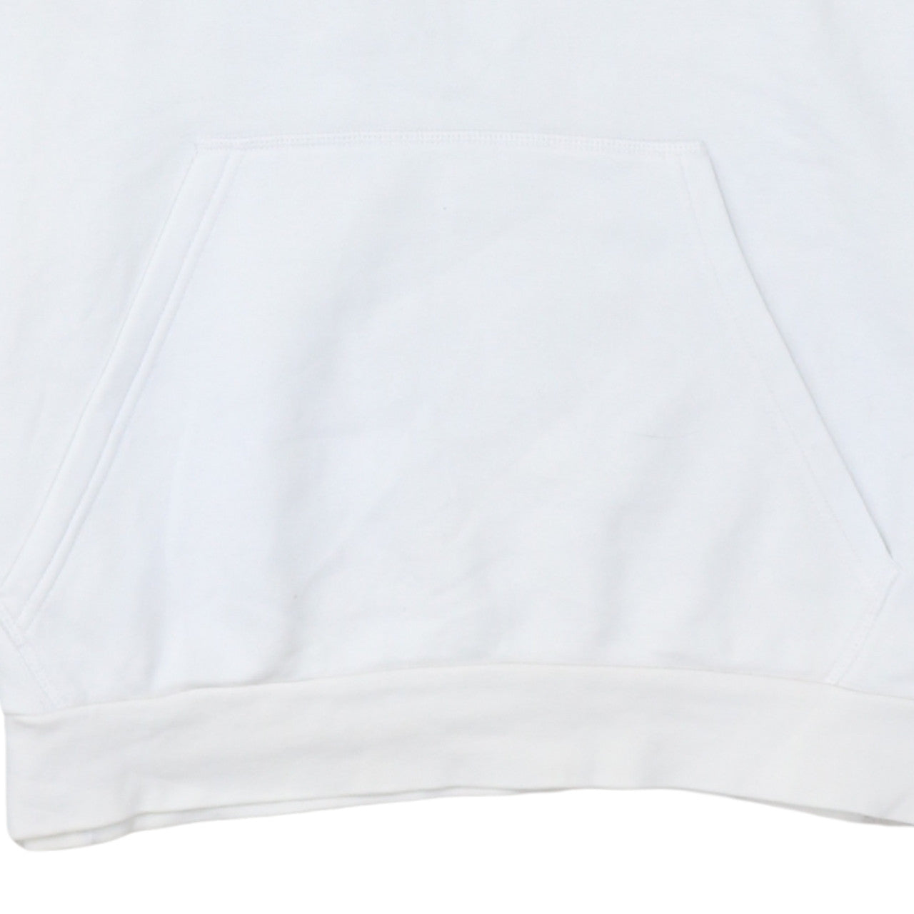 Adidas Men’s White Pullover Hoodie L Sports Fleece Sweatshirt