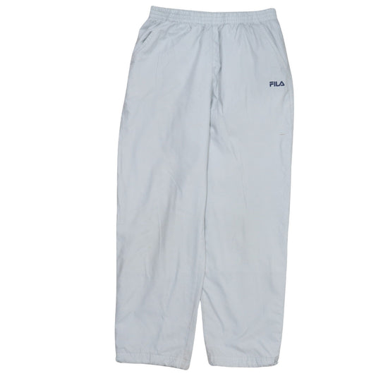 Fila Girls Grey Polyester Track Pants Age 12 Years Elastic Waist Activewear