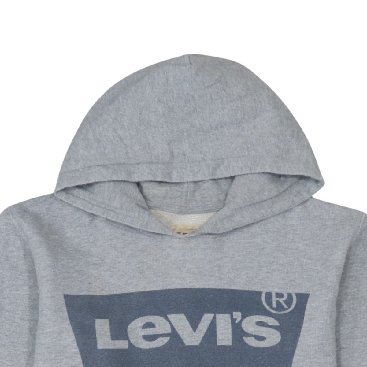 Additional view of Levi's boys’ grey hooded pullover sweatshirt, size 16, regular fit