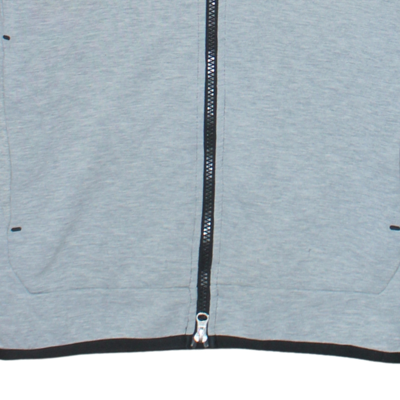 Nike Mens Grey Black Full Zip Hooded Sweatshirt XS