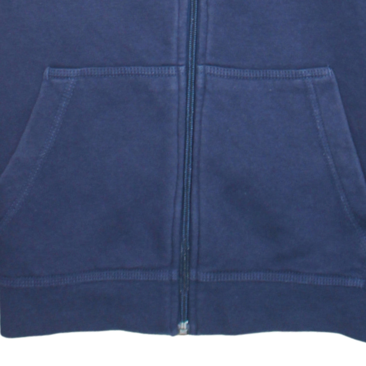 Additional view of Nike boys’ blue full zip hoodie xl 158-170cm cotton blend logo design