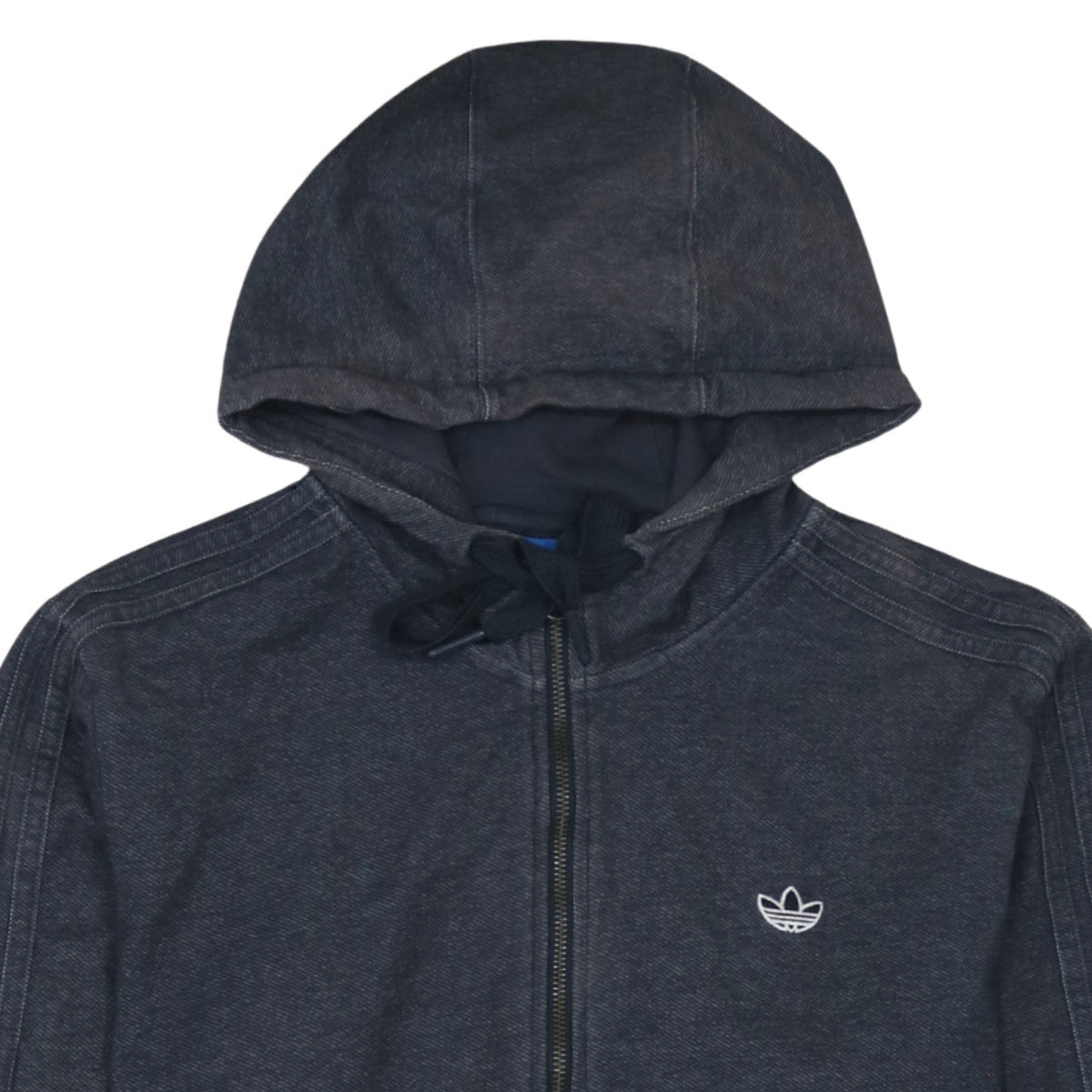 Additional view of adidas Men’s Black Full Zip Hoodie L Regular Fit Sportswear
