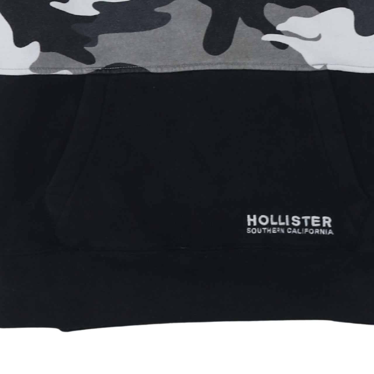 Hollister Men's Multicoloured Camo Pullover Hoodie XS