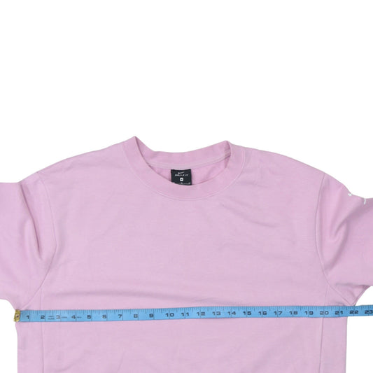 Nike Women’s Pink Dri-Fit Crew Neck Pullover Sweatshirt Size M