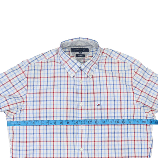 Tommy Hilfiger Men's Multicoloured Check Cotton Slim Fit Shirt M