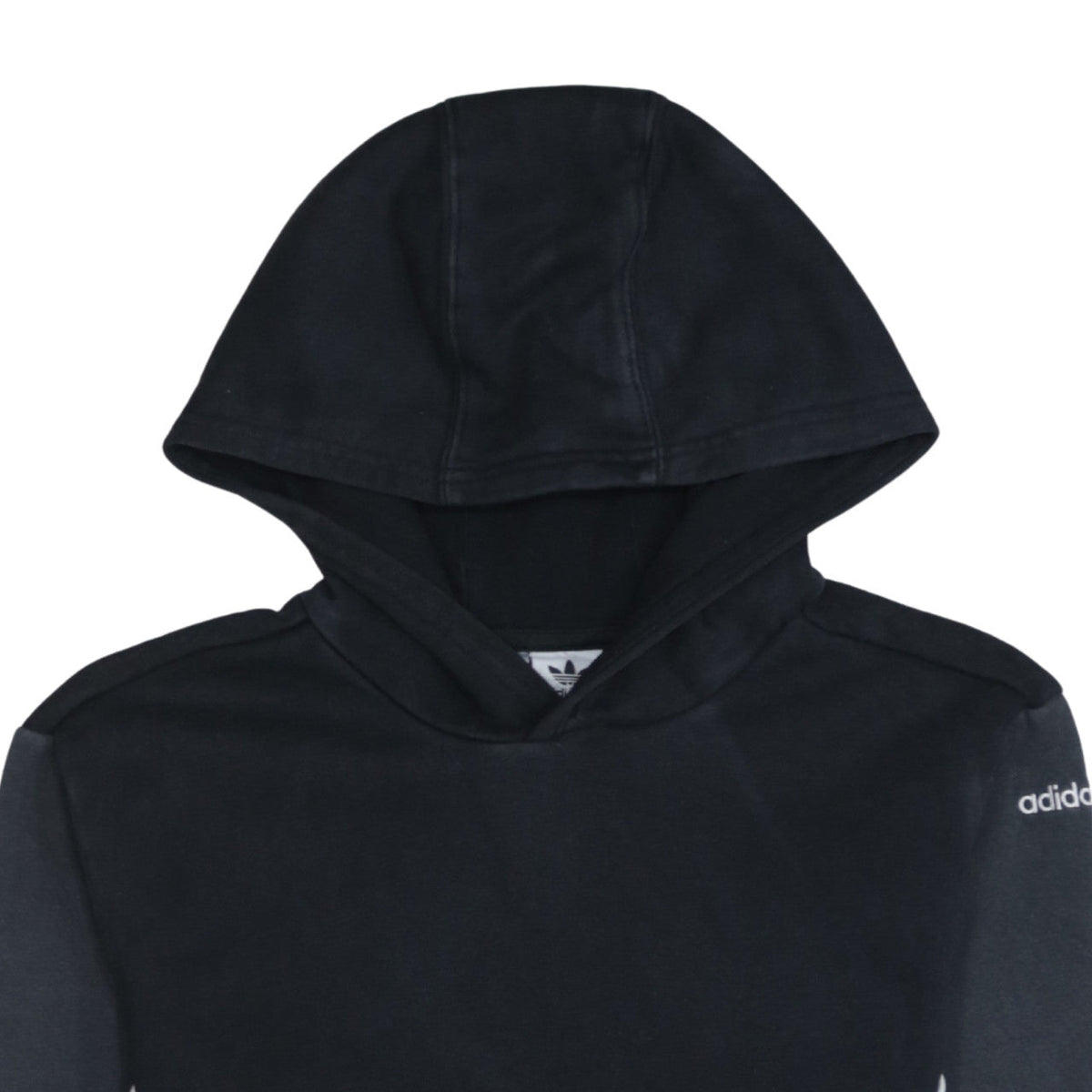 Additional view of Adidas boys’ black pullover hoodie 13-14 years graphic print cotton blend