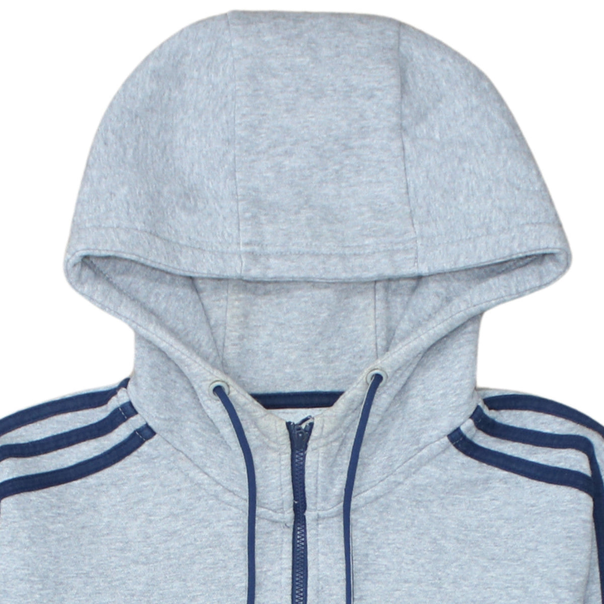 Additional view of Adidas men’s grey 1/2 zip hooded sweatshirt s regular fit