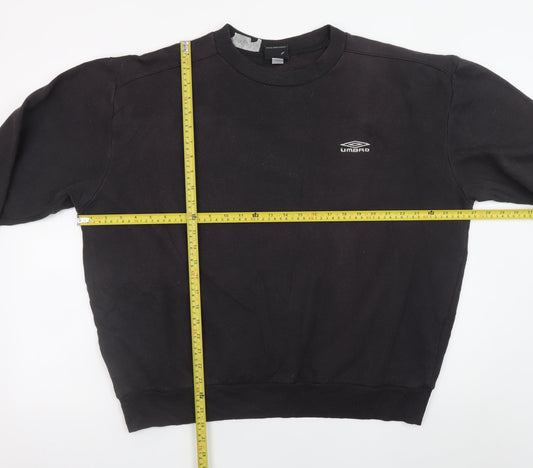 Umbro Men’s Black XL Pullover Sports Sweatshirt