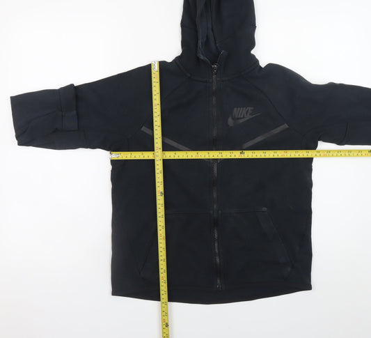 Nike Teens Black Full Zip Hoodie L Fleece Sportswear