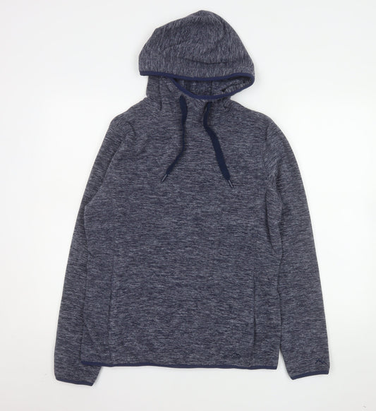 Peter Storm Women Blue Size 12 Pullover Hoodie Fleece Sweatshirt