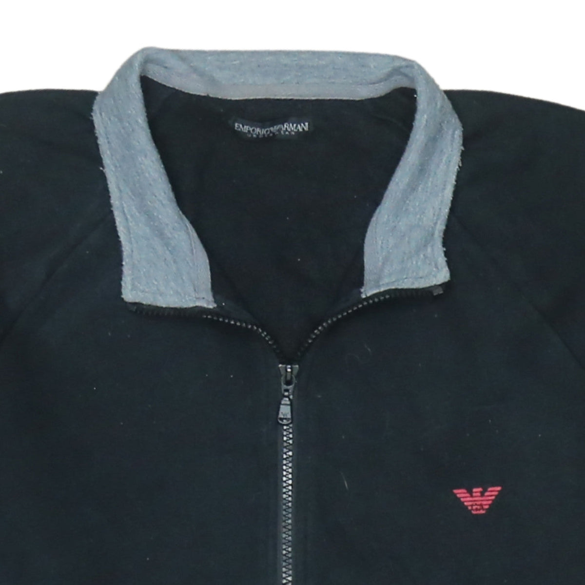 Additional view of Emporio Armani Men's Black Full Zip Sweatshirt L Regular Fit